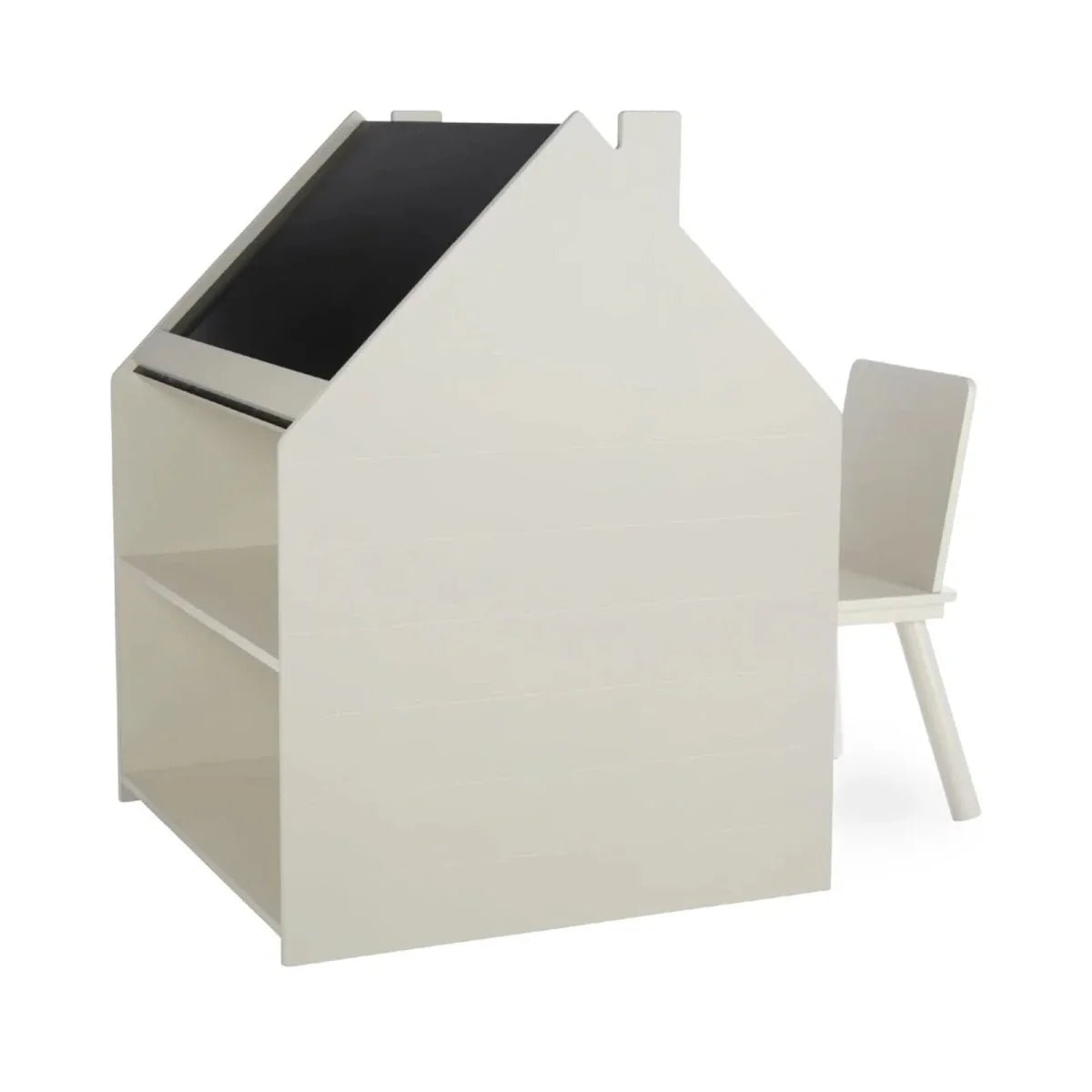 CuddleCo Play House Storage Desk with Easel and Chair - Pebble | Luxury Home Accessories | Heulog Glow