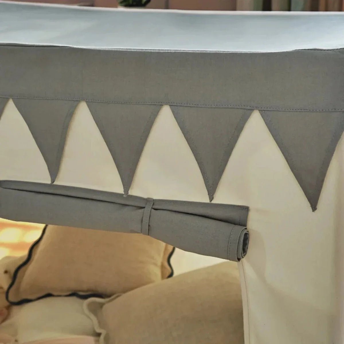 CuddleCo Play House with Bunting - Sea Salt | Luxury Home Accessories | Heulog Glow