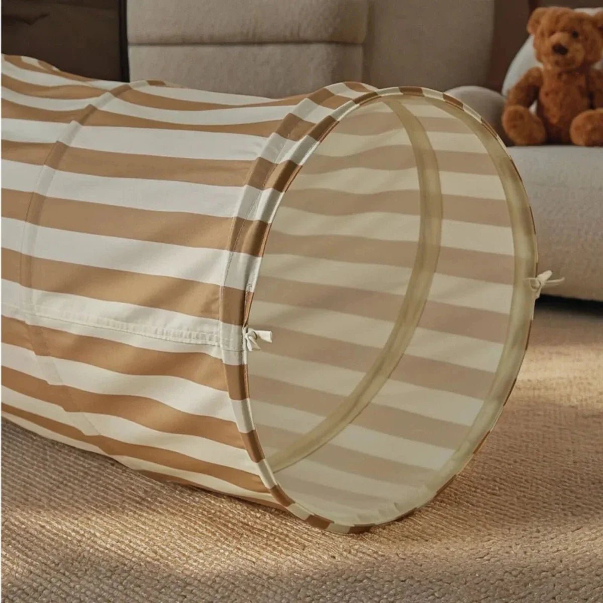 CuddleCo Pop-up Play 2 Piece Set - Cube & Tunnel | Luxury Home Accessories | Heulog Glow