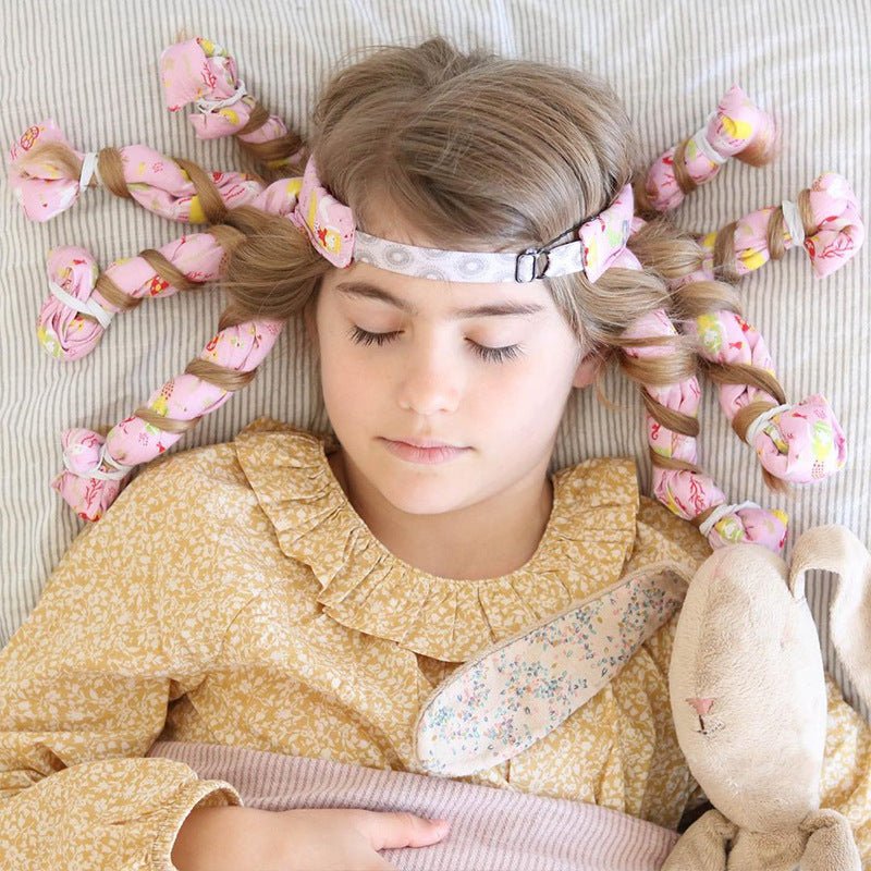 Curlers Curling Rod Ribbon Headband Silk Hair Rollers DIY Hairstyle Tools For Women | Luxury Home Accessories | Heulog Glow
