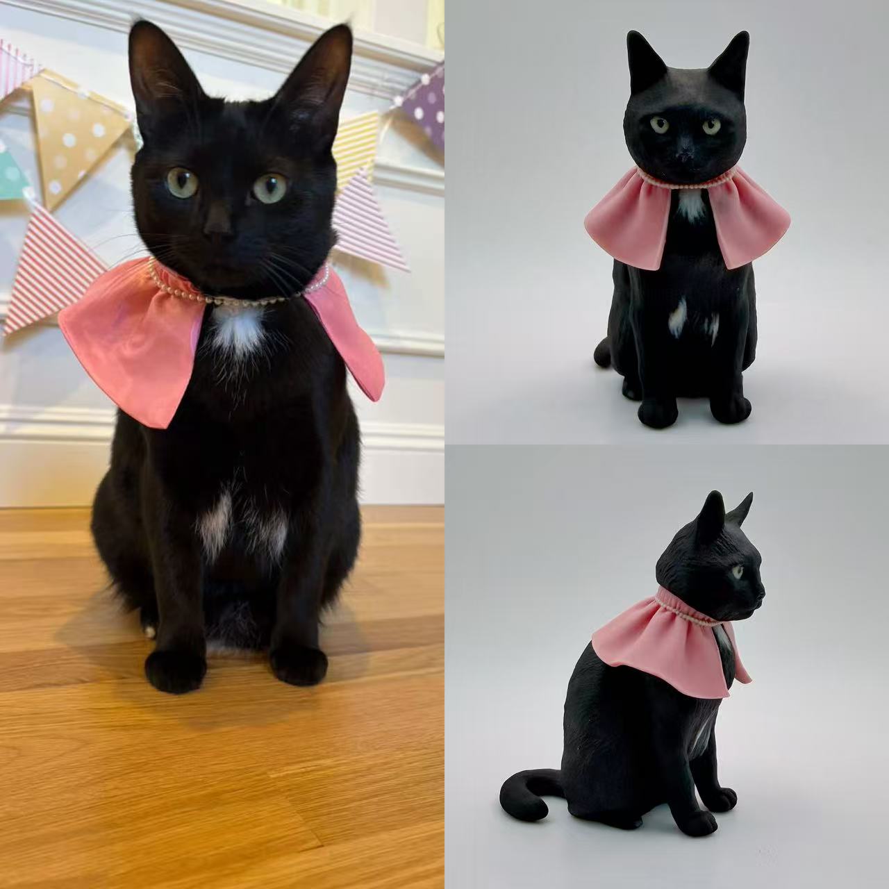 Custom Pet Sculpture Order | Handcrafted Dog & Cat Keepsake | Upload Your Photos | Luxury Home Accessories | Heulog Glow