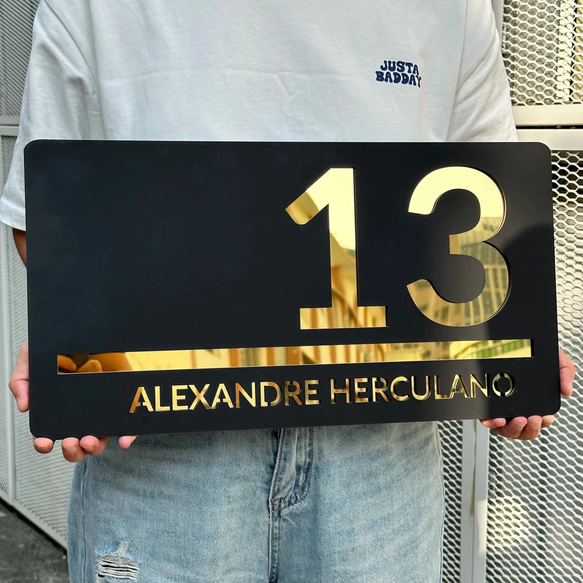 Customized Sign Outdoor House Numbers Plate | Luxury Home Accessories | Heulog Glow