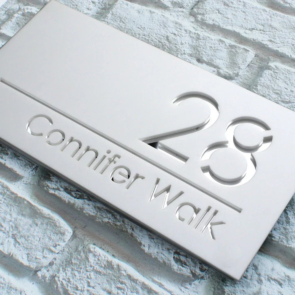 Customized Sign Outdoor House Numbers Plate | Luxury Home Accessories | Heulog Glow