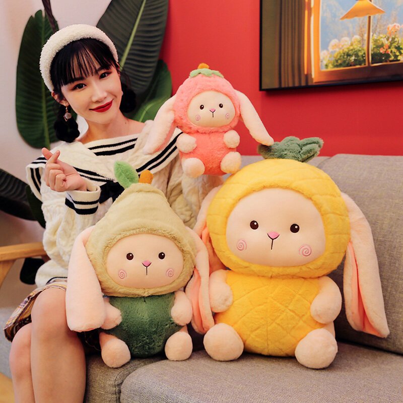 Cute And Adorable Fruit Rabbit Doll Cartoon Plush Toy | Luxury Home Accessories | Heulog Glow