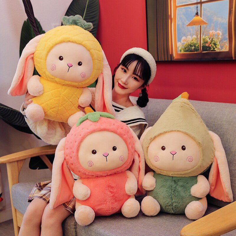 Cute And Adorable Fruit Rabbit Doll Cartoon Plush Toy | Luxury Home Accessories | Heulog Glow