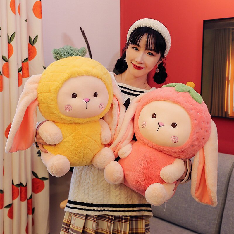 Cute And Adorable Fruit Rabbit Doll Cartoon Plush Toy | Luxury Home Accessories | Heulog Glow