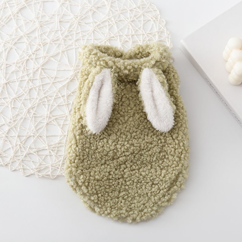 Cute Bunny Costume With Bunny Ears Vest For Autumn And Winter | Luxury Home Accessories | Heulog Glow