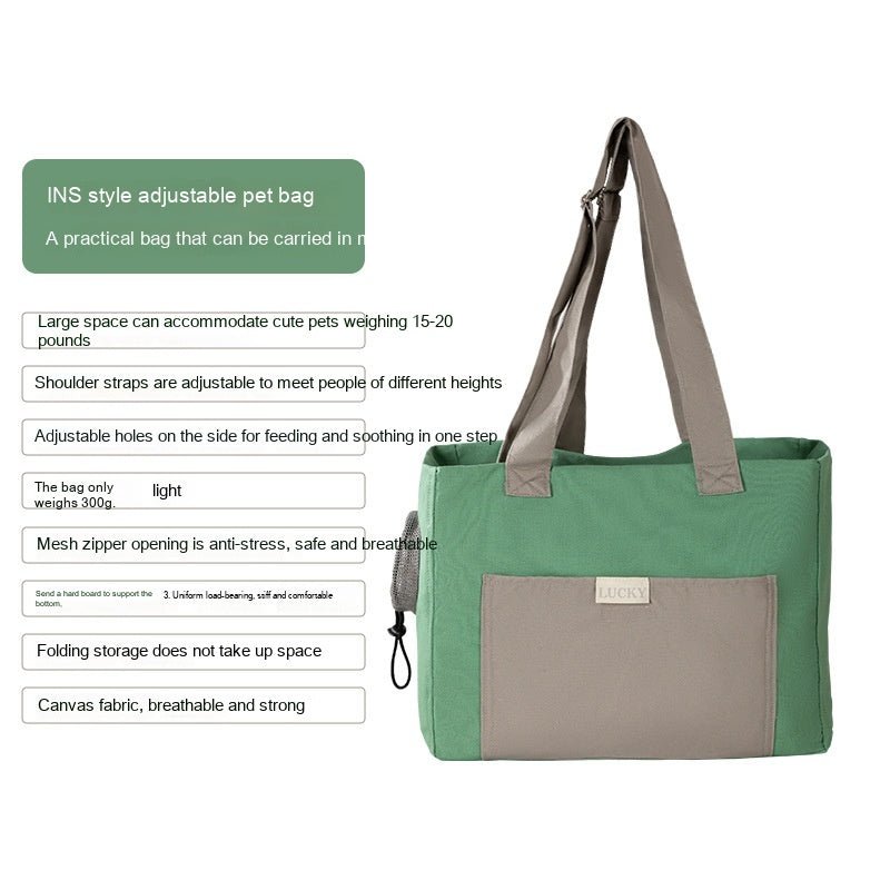 Cute Canvas Diaper Open Head Cat Bag Shoulder Bag | Luxury Home Accessories | Heulog Glow