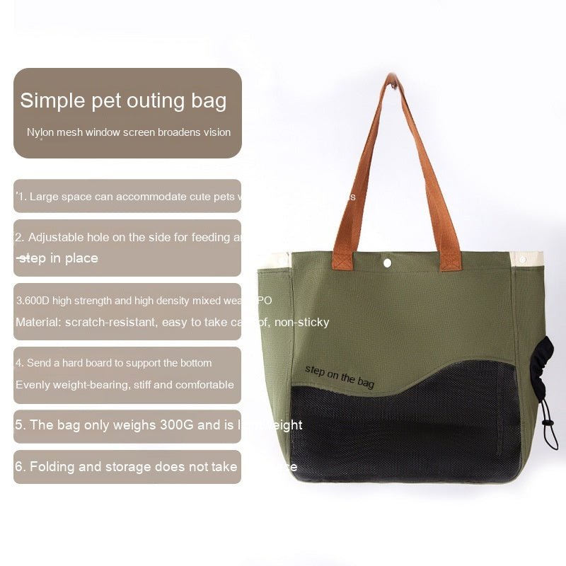 Cute Canvas Diaper Open Head Cat Bag Shoulder Bag | Luxury Home Accessories | Heulog Glow