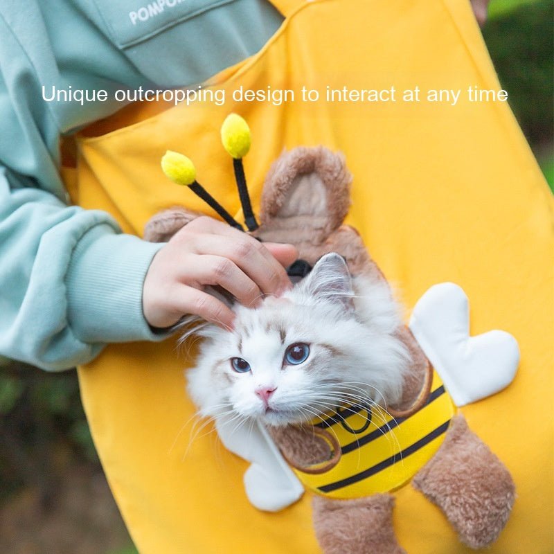 Cute Canvas Diaper Open Head Cat Bag Shoulder Bag | Luxury Home Accessories | Heulog Glow