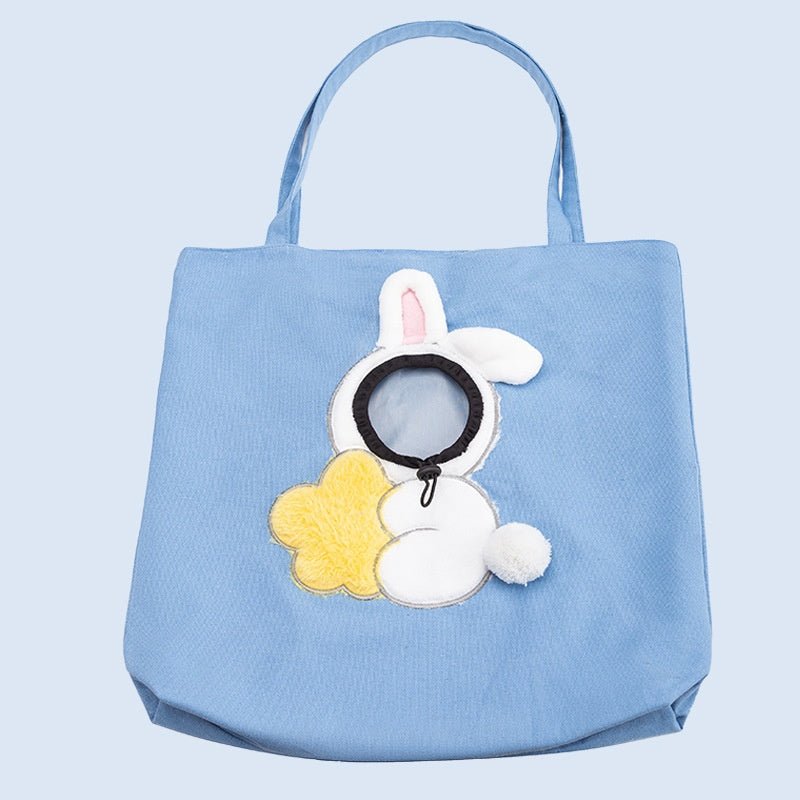 Cute Canvas Diaper Open Head Cat Bag Shoulder Bag | Luxury Home Accessories | Heulog Glow