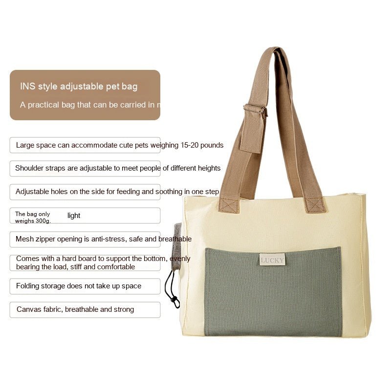 Cute Canvas Diaper Open Head Cat Bag Shoulder Bag | Luxury Home Accessories | Heulog Glow