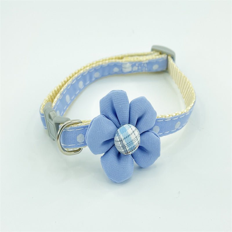 Cute Cartoon Flower Polka Dot Collar | Luxury Home Accessories | Heulog Glow