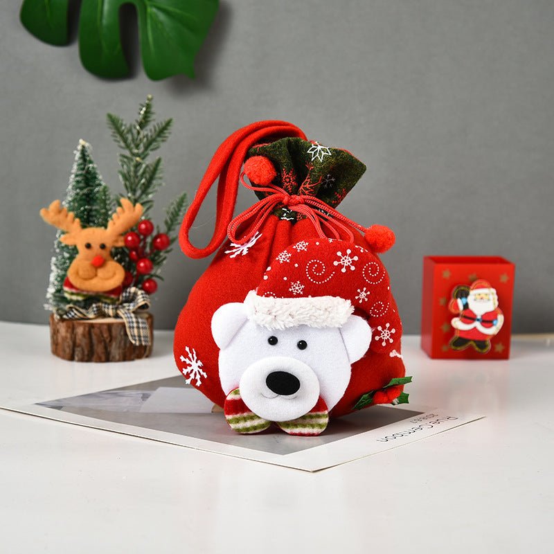 Cute Christmas Gifts Santa Doll Gift Bag Candy Bag Christmas Home Decorations Hanging Pendants Xmas Gifts Decoration | Luxury Home Accessories | Heulog Glow