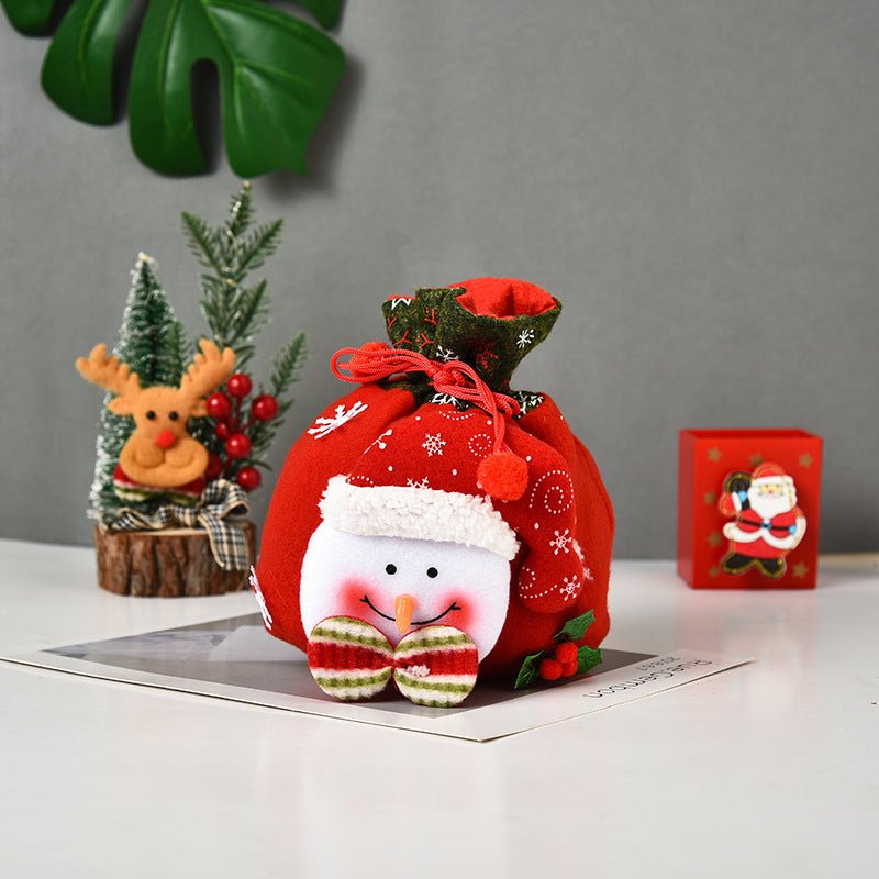 Cute Christmas Gifts Santa Doll Gift Bag Candy Bag Christmas Home Decorations Hanging Pendants Xmas Gifts Decoration | Luxury Home Accessories | Heulog Glow