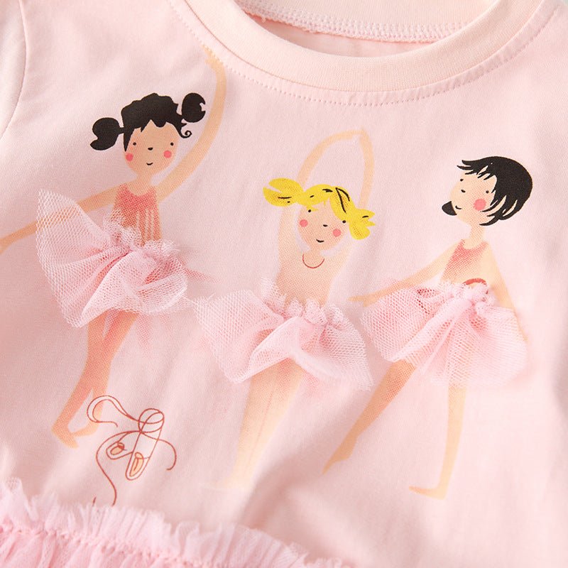 Cute Crew-neck Long-sleeve Dress Suitable For Toddlers | Luxury Home Accessories | Heulog Glow
