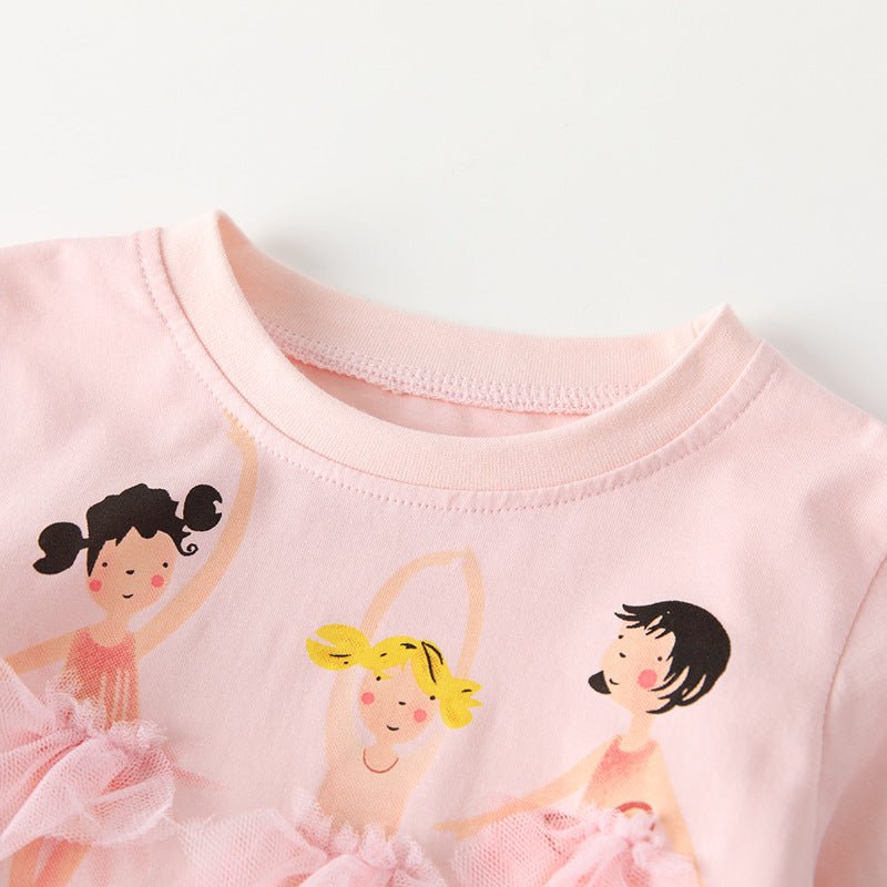 Cute Crew-neck Long-sleeve Dress Suitable For Toddlers | Luxury Home Accessories | Heulog Glow