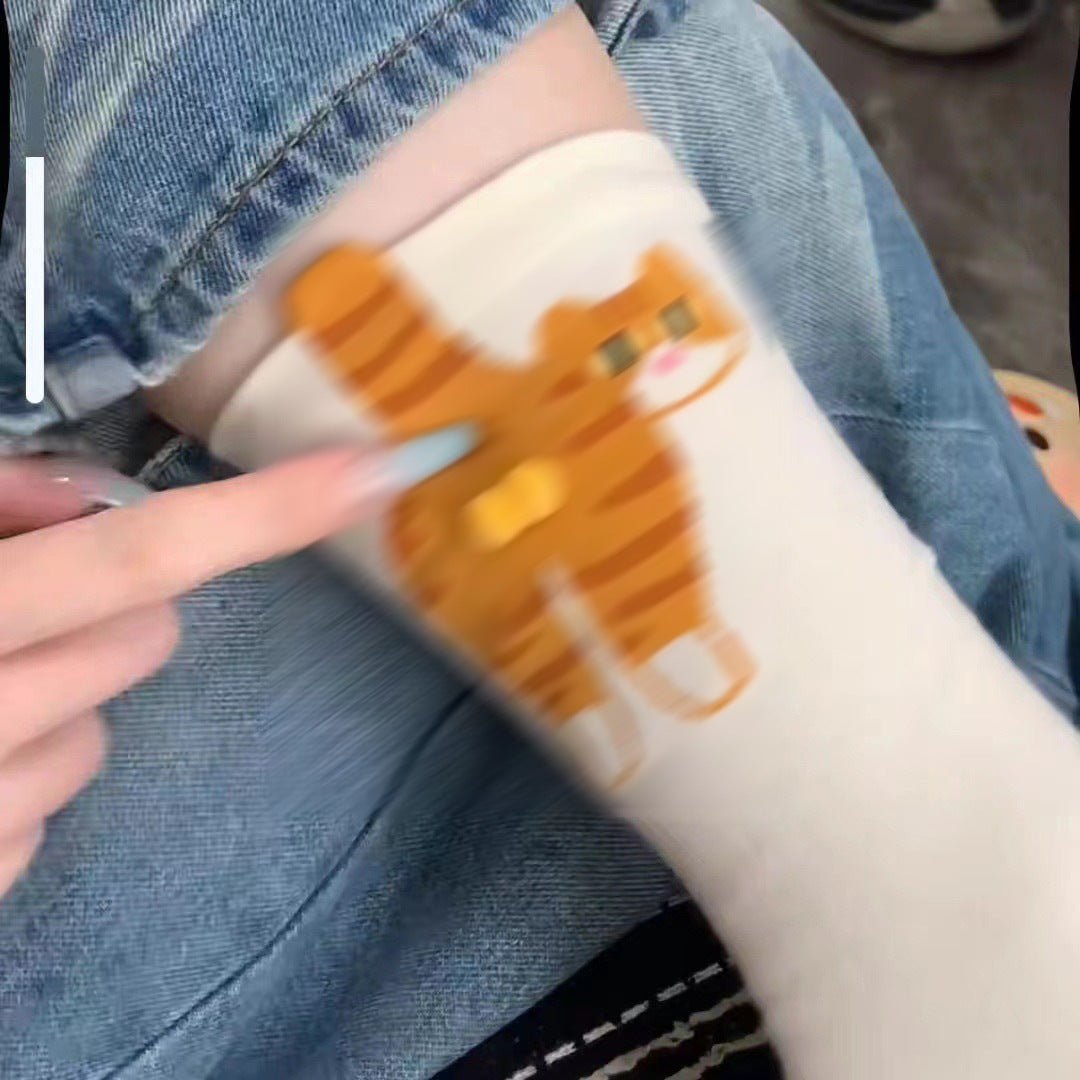 Cute DDMOO Funny Summer Breathable Thin Leisure Sports Socks | Luxury Home Accessories | Heulog Glow