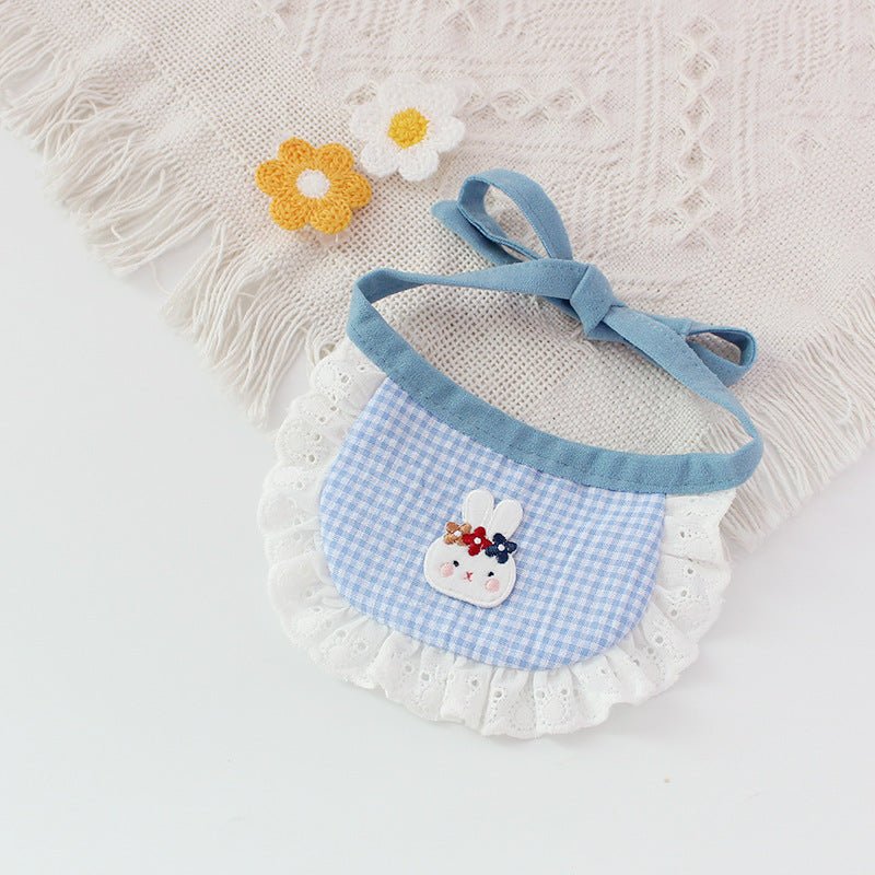 Cute Dog Smiling Bib Pet Bunny Saliva Towel | Luxury Home Accessories | Heulog Glow
