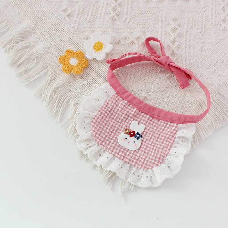 Cute Dog Smiling Bib Pet Bunny Saliva Towel | Luxury Home Accessories | Heulog Glow