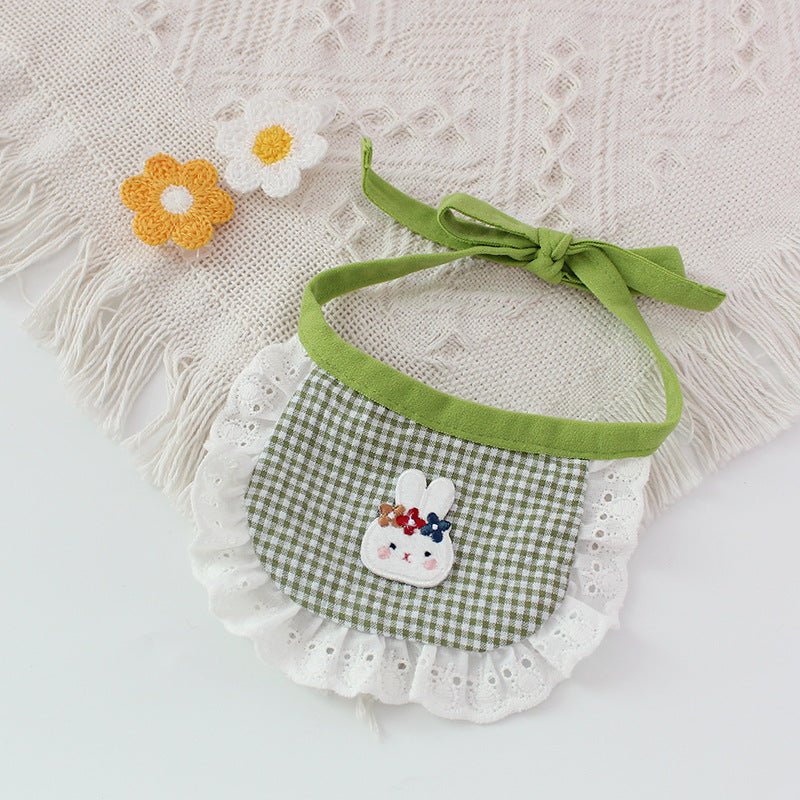 Cute Dog Smiling Bib Pet Bunny Saliva Towel | Luxury Home Accessories | Heulog Glow