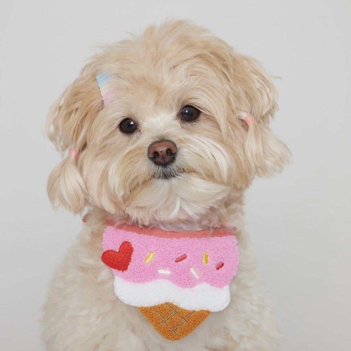 Cute Ice Cream Dog Bib Cat Pet Saliva Pocket Saliva Towel | Luxury Home Accessories | Heulog Glow