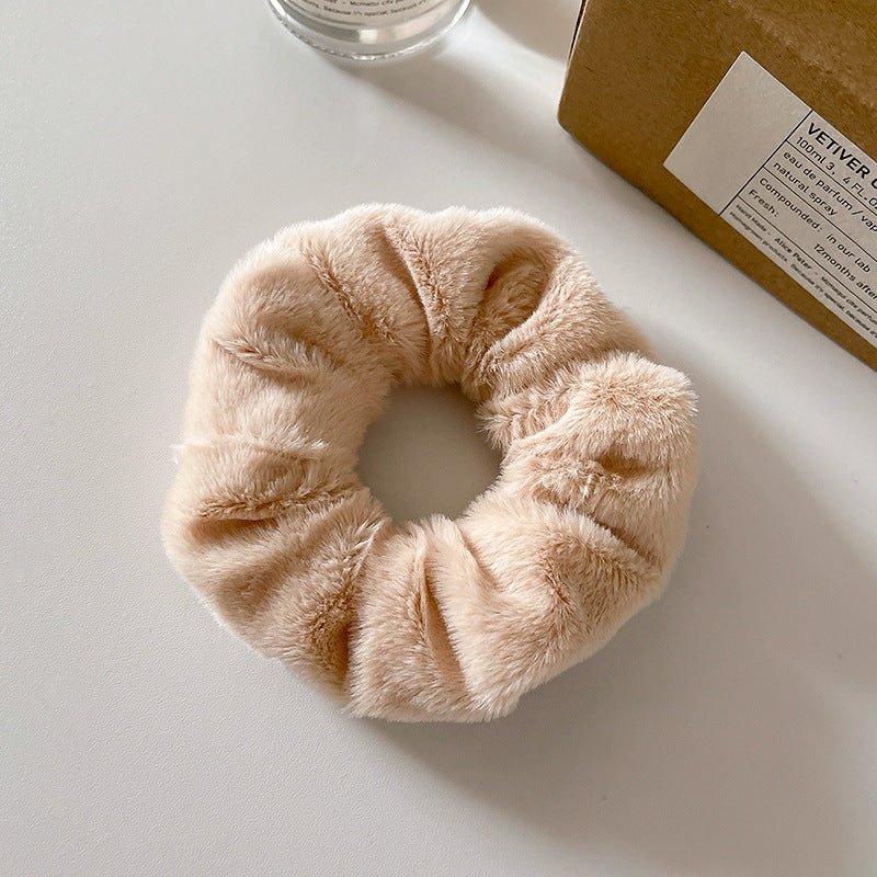 Cute Plush Large Intestine Hair Ring | Luxury Home Accessories | Heulog Glow