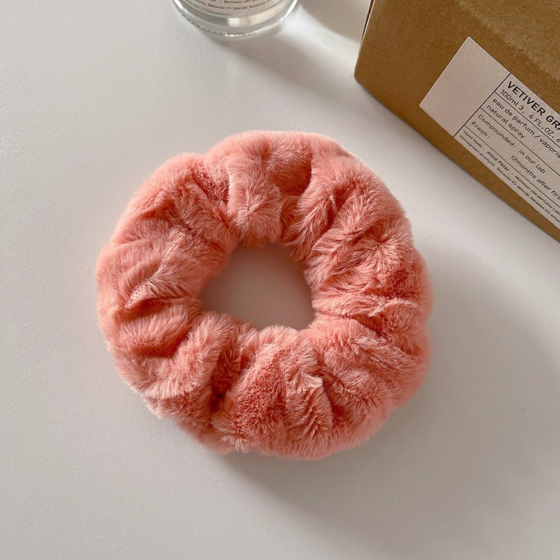 Cute Plush Large Intestine Hair Ring | Luxury Home Accessories | Heulog Glow