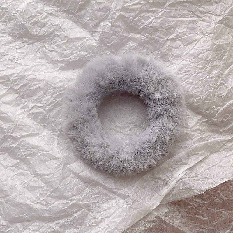 Cute Plush Large Intestine Hair Ring | Luxury Home Accessories | Heulog Glow