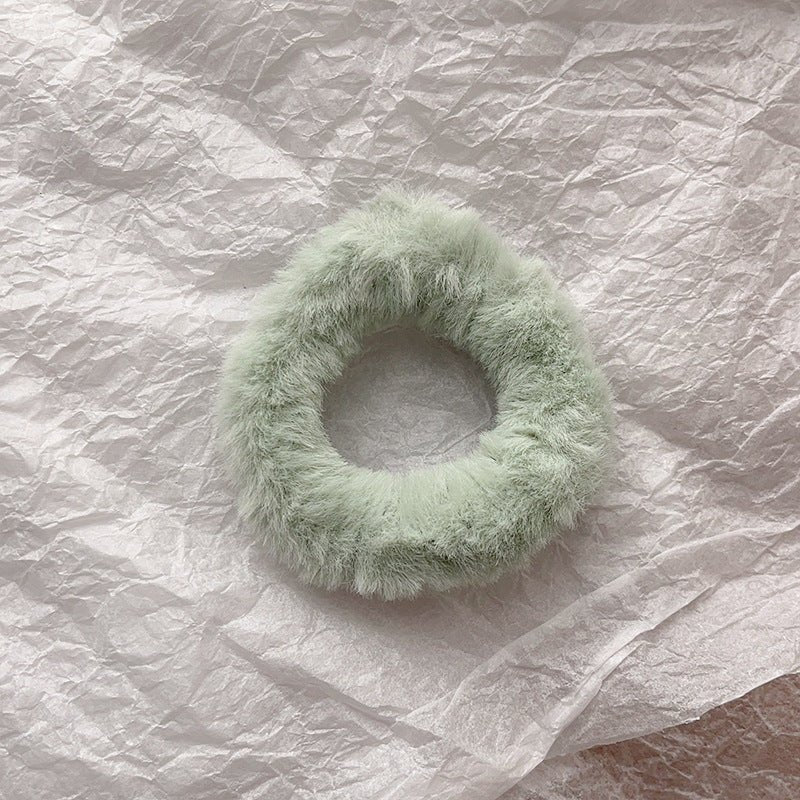 Cute Plush Large Intestine Hair Ring | Luxury Home Accessories | Heulog Glow