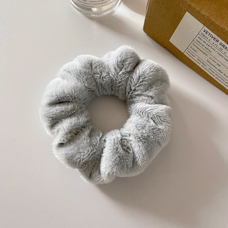 Cute Plush Large Intestine Hair Ring | Luxury Home Accessories | Heulog Glow