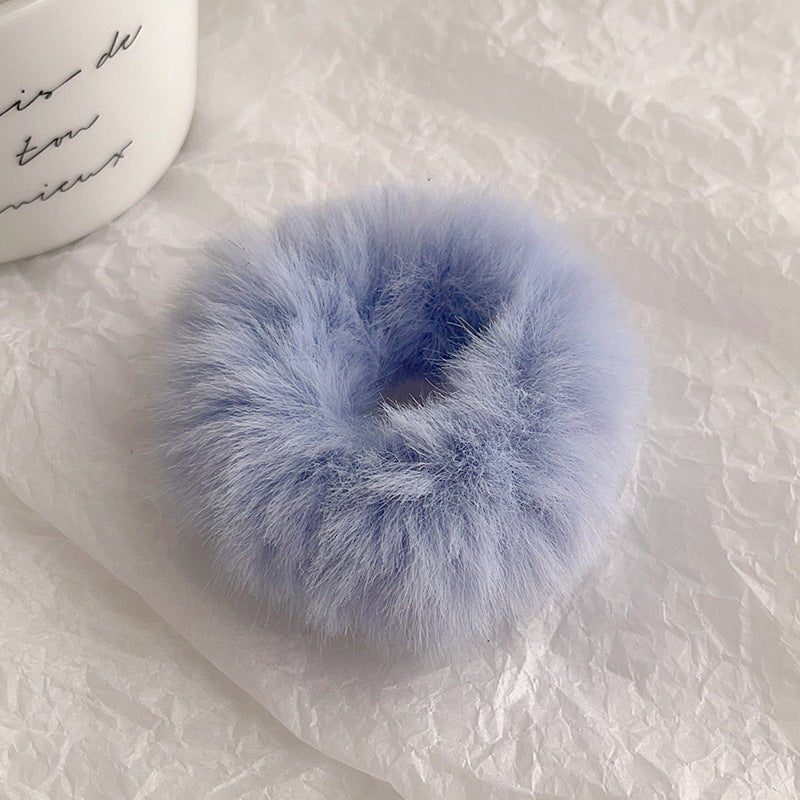 Cute Plush Large Intestine Hair Ring | Luxury Home Accessories | Heulog Glow