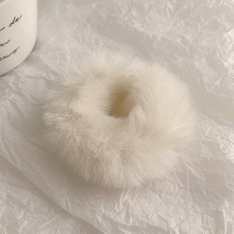 Cute Plush Large Intestine Hair Ring | Luxury Home Accessories | Heulog Glow