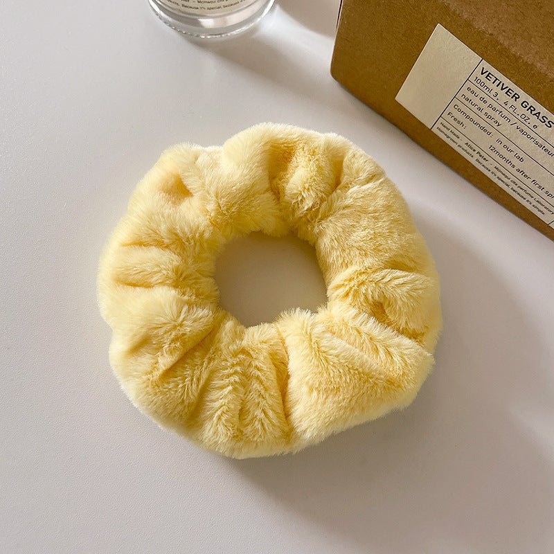 Cute Plush Large Intestine Hair Ring | Luxury Home Accessories | Heulog Glow
