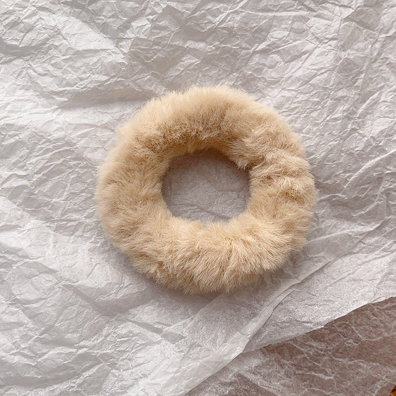 Cute Plush Large Intestine Hair Ring | Luxury Home Accessories | Heulog Glow