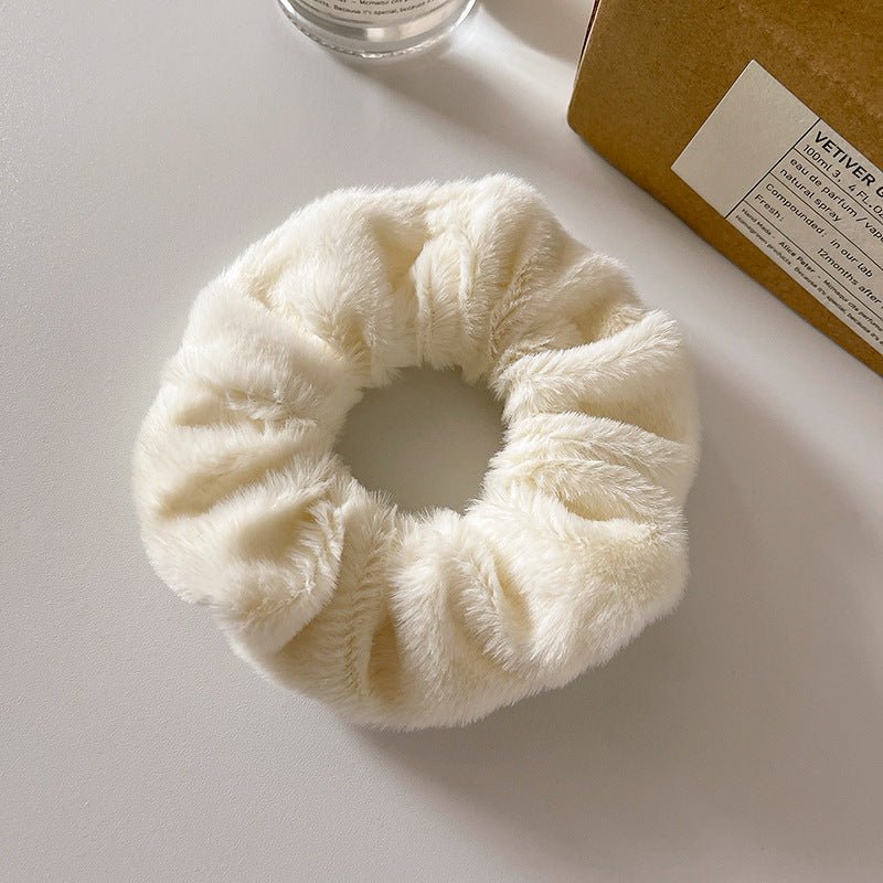 Cute Plush Large Intestine Hair Ring | Luxury Home Accessories | Heulog Glow