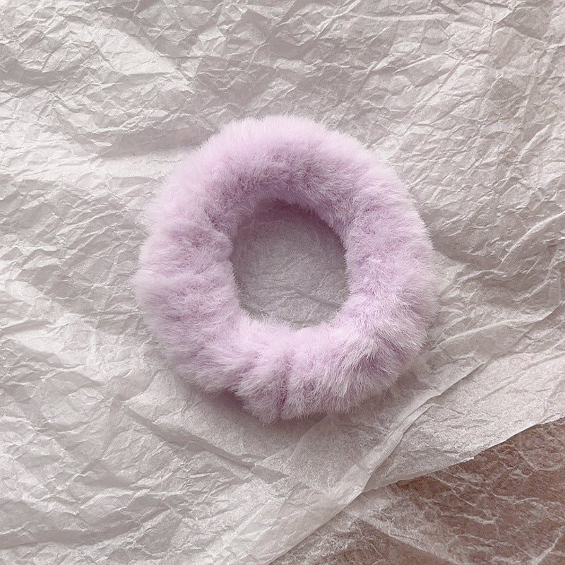 Cute Plush Large Intestine Hair Ring | Luxury Home Accessories | Heulog Glow
