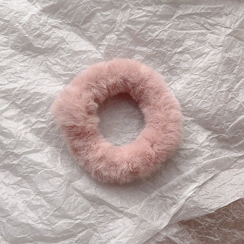 Cute Plush Large Intestine Hair Ring | Luxury Home Accessories | Heulog Glow