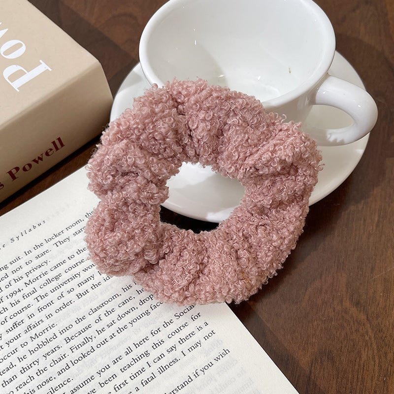 Cute Plush Large Intestine Hair Ring | Luxury Home Accessories | Heulog Glow