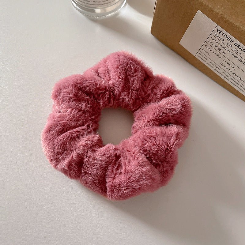 Cute Plush Large Intestine Hair Ring | Luxury Home Accessories | Heulog Glow