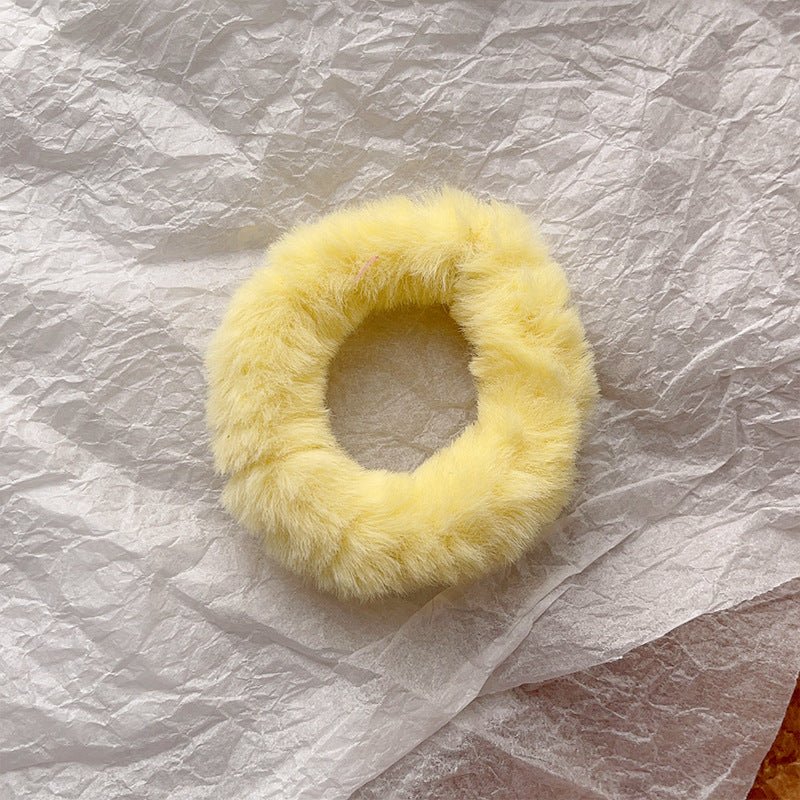 Cute Plush Large Intestine Hair Ring | Luxury Home Accessories | Heulog Glow