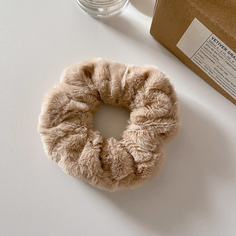 Cute Plush Large Intestine Hair Ring | Luxury Home Accessories | Heulog Glow