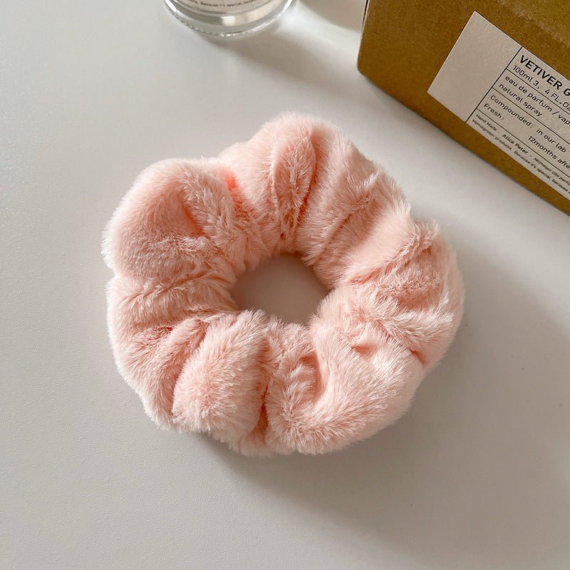 Cute Plush Large Intestine Hair Ring | Luxury Home Accessories | Heulog Glow