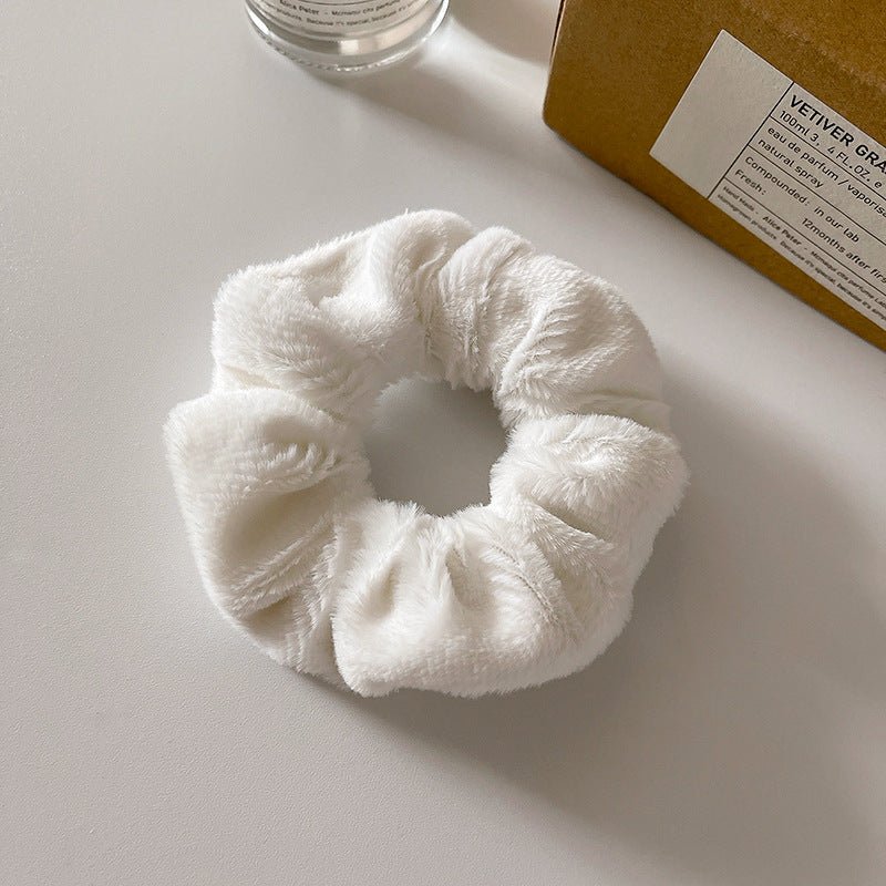 Cute Plush Large Intestine Hair Ring | Luxury Home Accessories | Heulog Glow