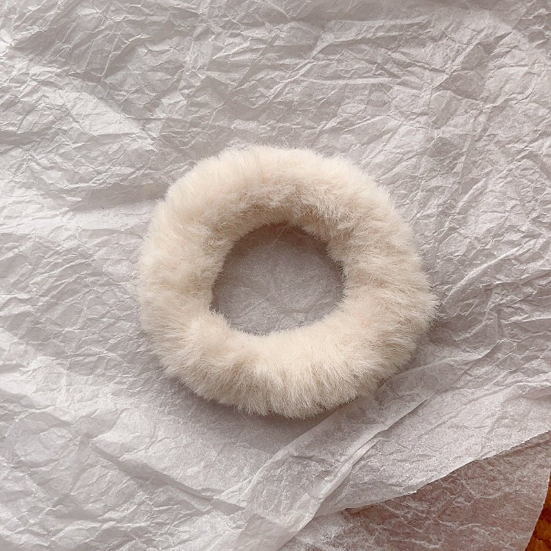 Cute Plush Large Intestine Hair Ring | Luxury Home Accessories | Heulog Glow