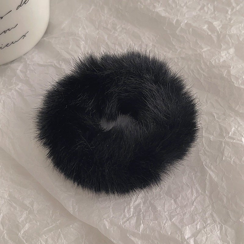 Cute Plush Large Intestine Hair Ring | Luxury Home Accessories | Heulog Glow
