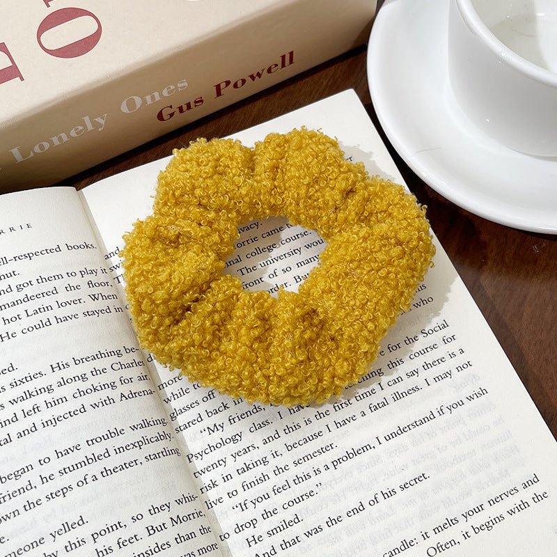 Cute Plush Large Intestine Hair Ring | Luxury Home Accessories | Heulog Glow
