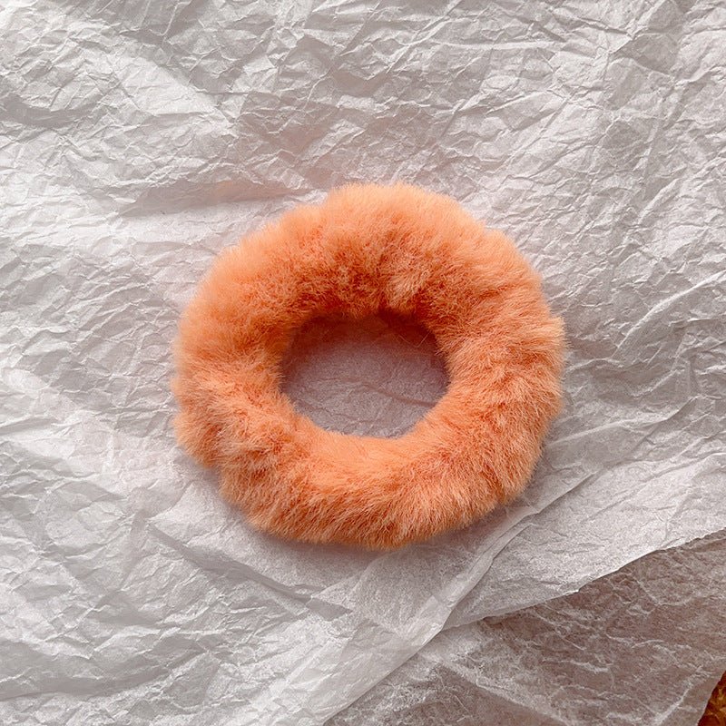 Cute Plush Large Intestine Hair Ring | Luxury Home Accessories | Heulog Glow