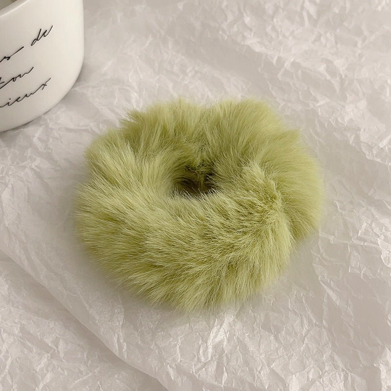 Cute Plush Large Intestine Hair Ring | Luxury Home Accessories | Heulog Glow