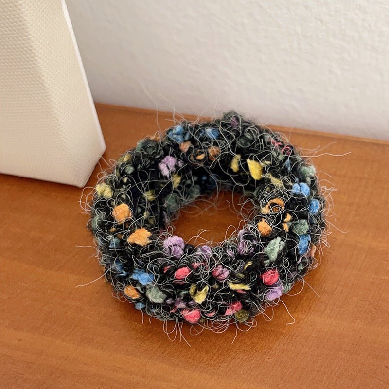 Cute Plush Large Intestine Hair Ring | Luxury Home Accessories | Heulog Glow